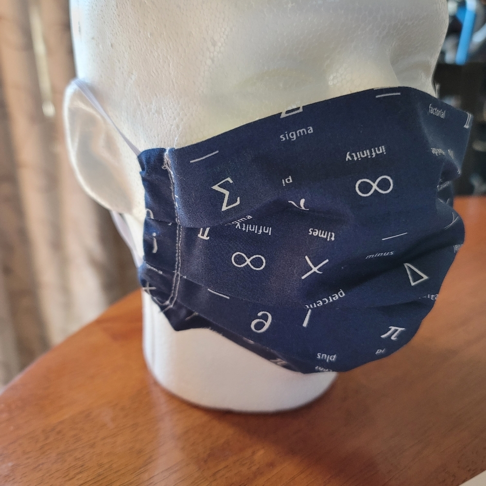 Math Symbol Face Mask